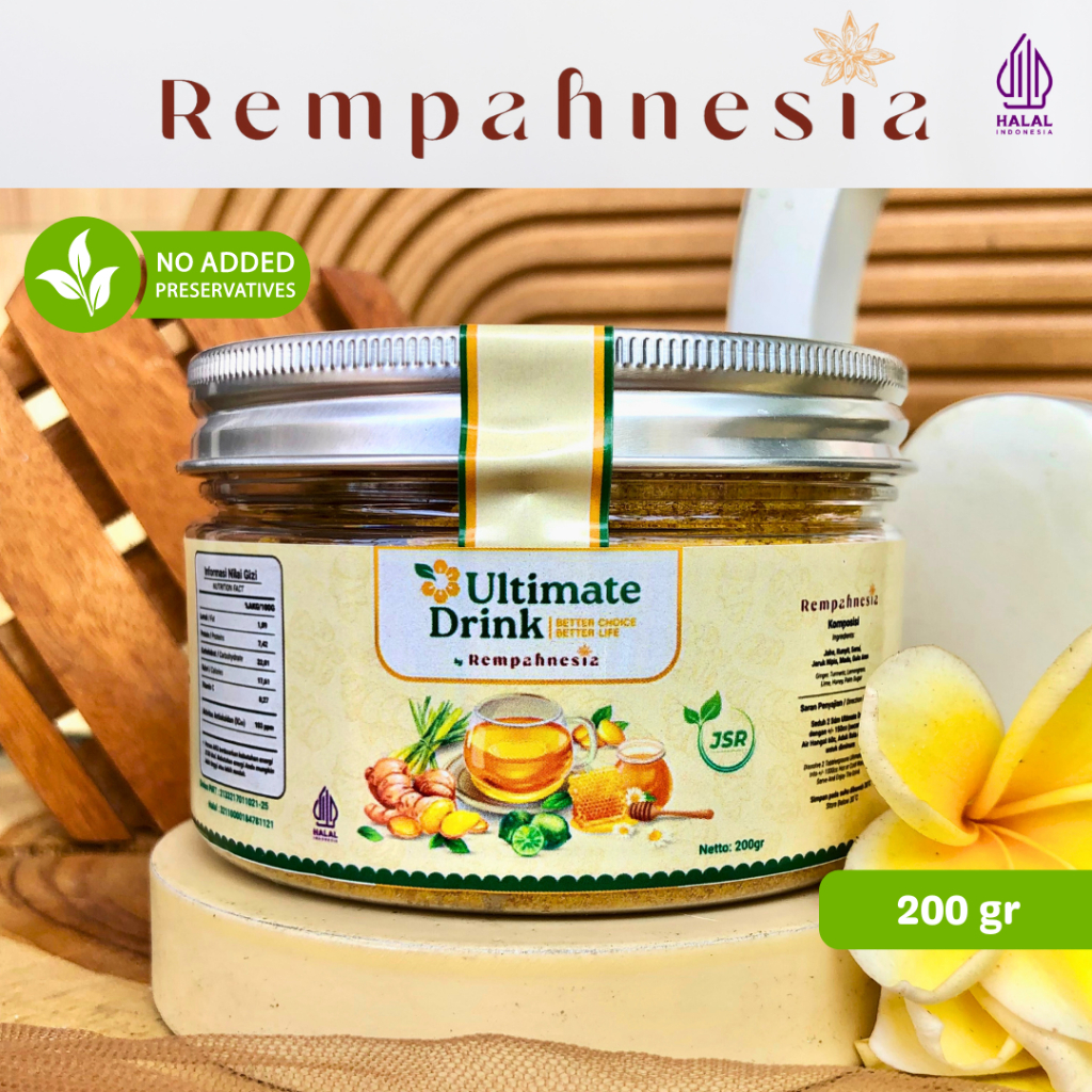 

Minuman Rimpang Ultimate Drink by Rempahnesia Bahan Alami isi 200gr - Bubuk Instan