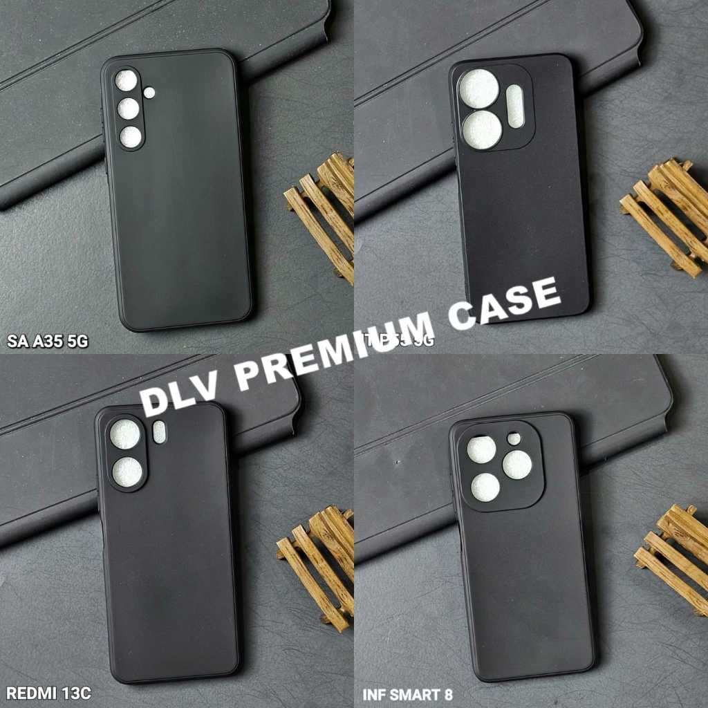SAMSUNG M35 MACARON BLACK PREMIUM  SOFT CASE BLACK SAMSUNG M35