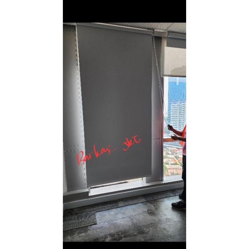 roller blind bekas merk onna hordeng kantor bisa buat tampias