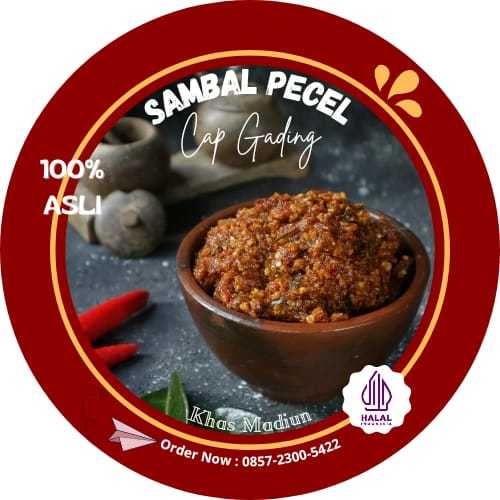 

Sambel pecel khas madiun