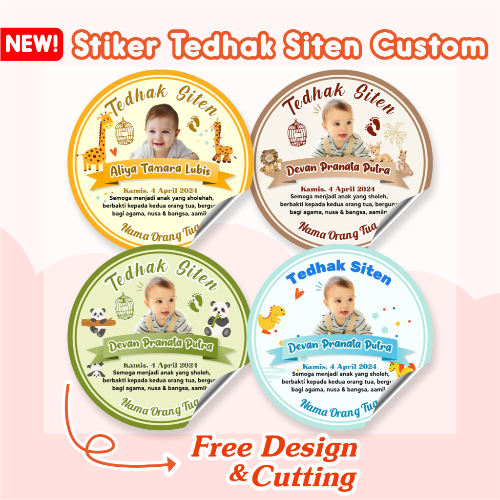 

Stiker Dundunan Tedhak Siten Free Design dan Cutting Bahan Cromo/Bontak