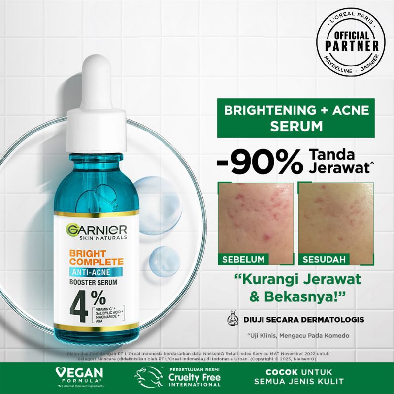 Garnier Bright Complete Anti acne serum