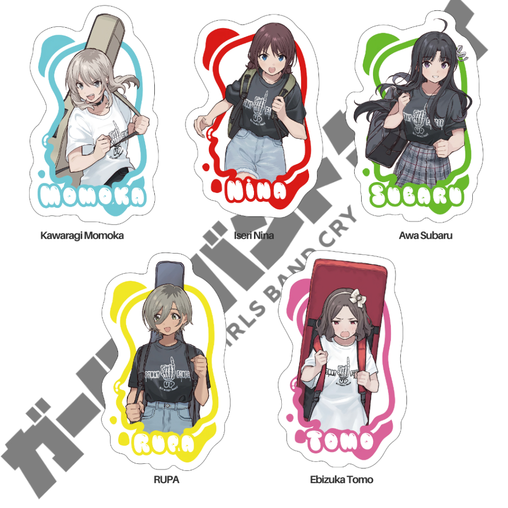 

Sticker Girls Band Cry - TOGENASHI TOGEARI #3