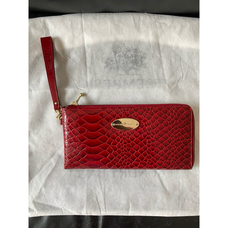 Dompet Kulit Asli Tocco Toscano Italy | Snakeskin | Preloved