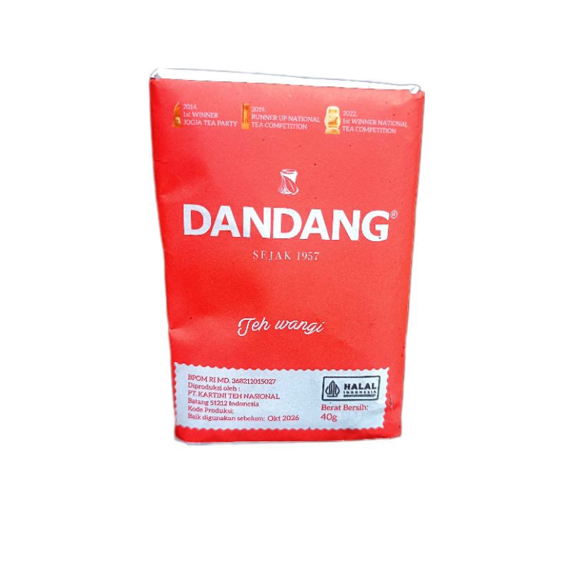 

Teh dandang MERAH 40 gram per pcs