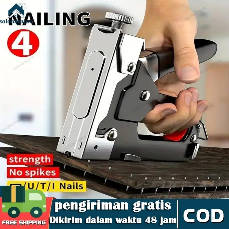 

ART K3L5 Gratis 6 paku 4 In 1 Pistol Kuku Pistol Stapler Konstruksi Konstruksi Furnitur DIY Pelapis Pelapis Pistol Stapler Multifungsi Pistol Stapler Dekorasi Rumah Alat Pertukangan