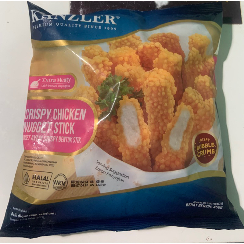 

KANZLER NUGGET CRISPY STIK 450GR