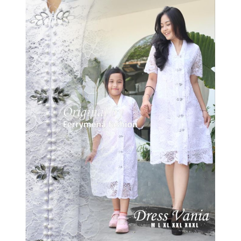 Dress couple ibu dan anak//Dress vania//Dress natal 2024