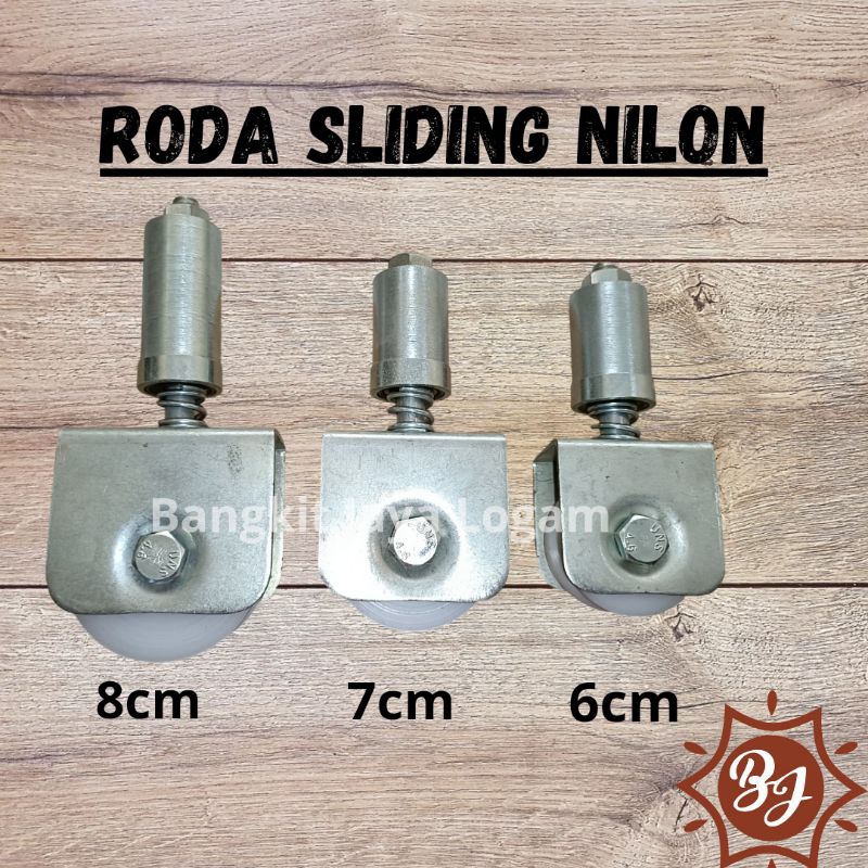 Roda Pagar Sliding Nilon// Roda Sliding Nylon // Roda Pintu Sliding