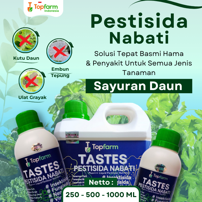 Obat Hama Tanaman Sayuran Daun / Obat Pengendali Hama Ulat Daun / Obat Hama Thrips dan Kutu Daun