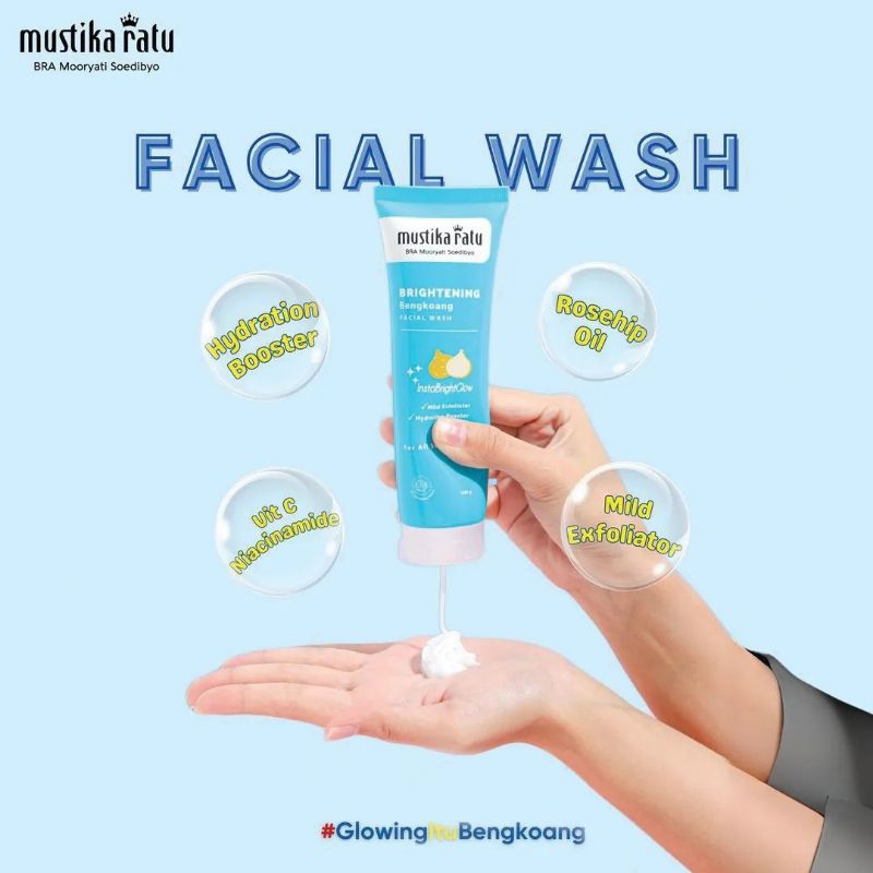 facial wash mustika ratu 100 ml pembersih wajah mustika ratu