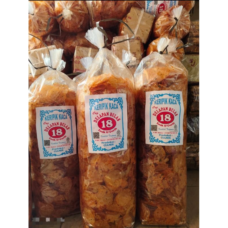 

Kripik Kaca Pedas / Pikca Pedas / Kripca Pedas / Ready 250gr / Pedas Gurih Mantul
