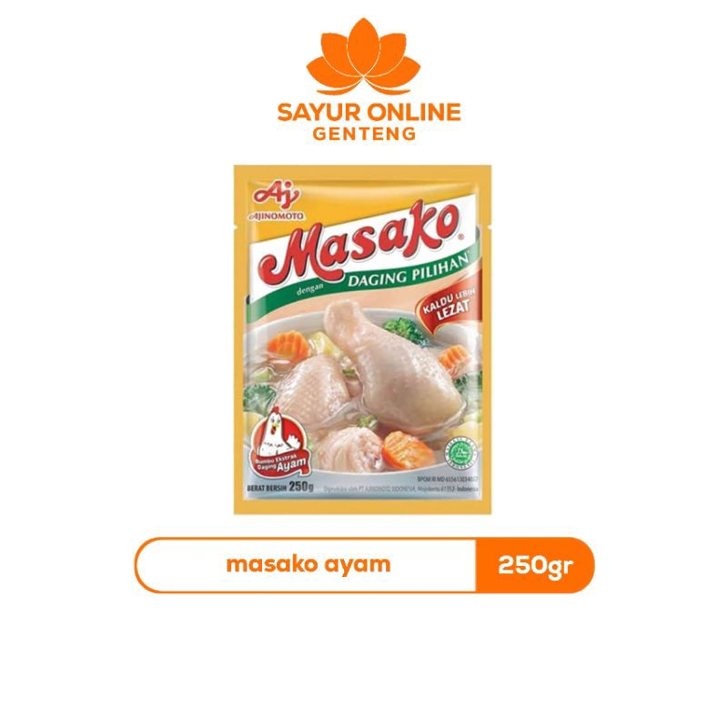 

Masako Ayam 250gr - Sayur Online Genteng