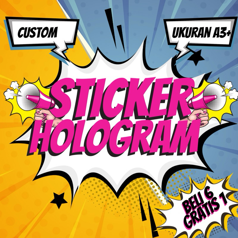 

CUSTOM STICKER HOLOGRAM