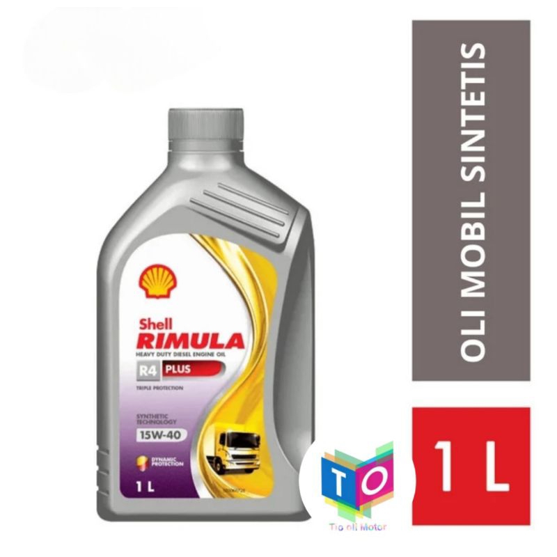 Shell Rimula R4 Plus 15W-40 1liter Oli Mesin Shell Rimula