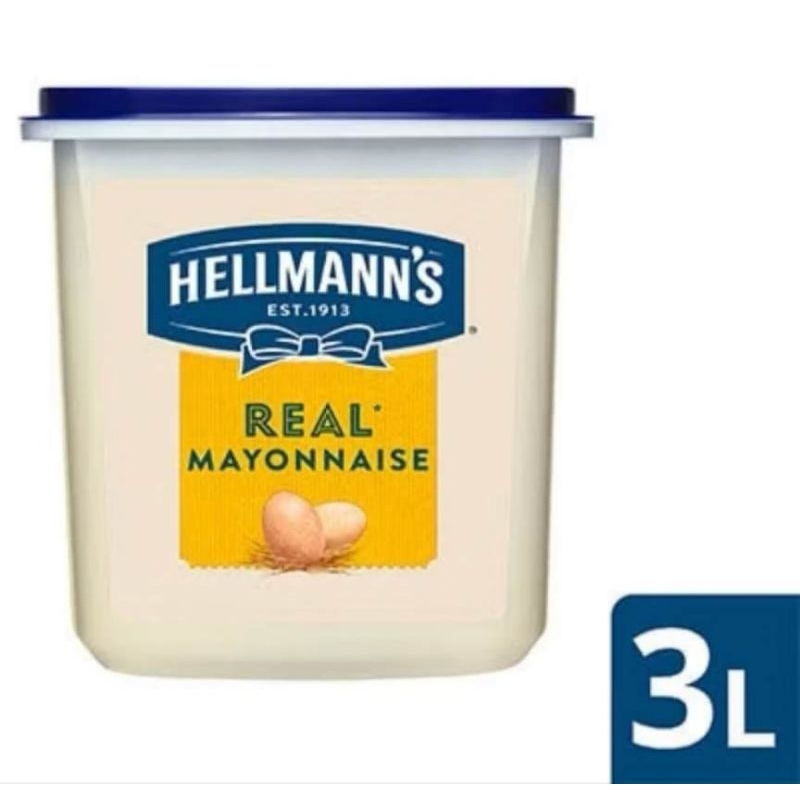 

Hellmans mayonise / Hellmann mayo 3L (ED 23 Jan 2025)