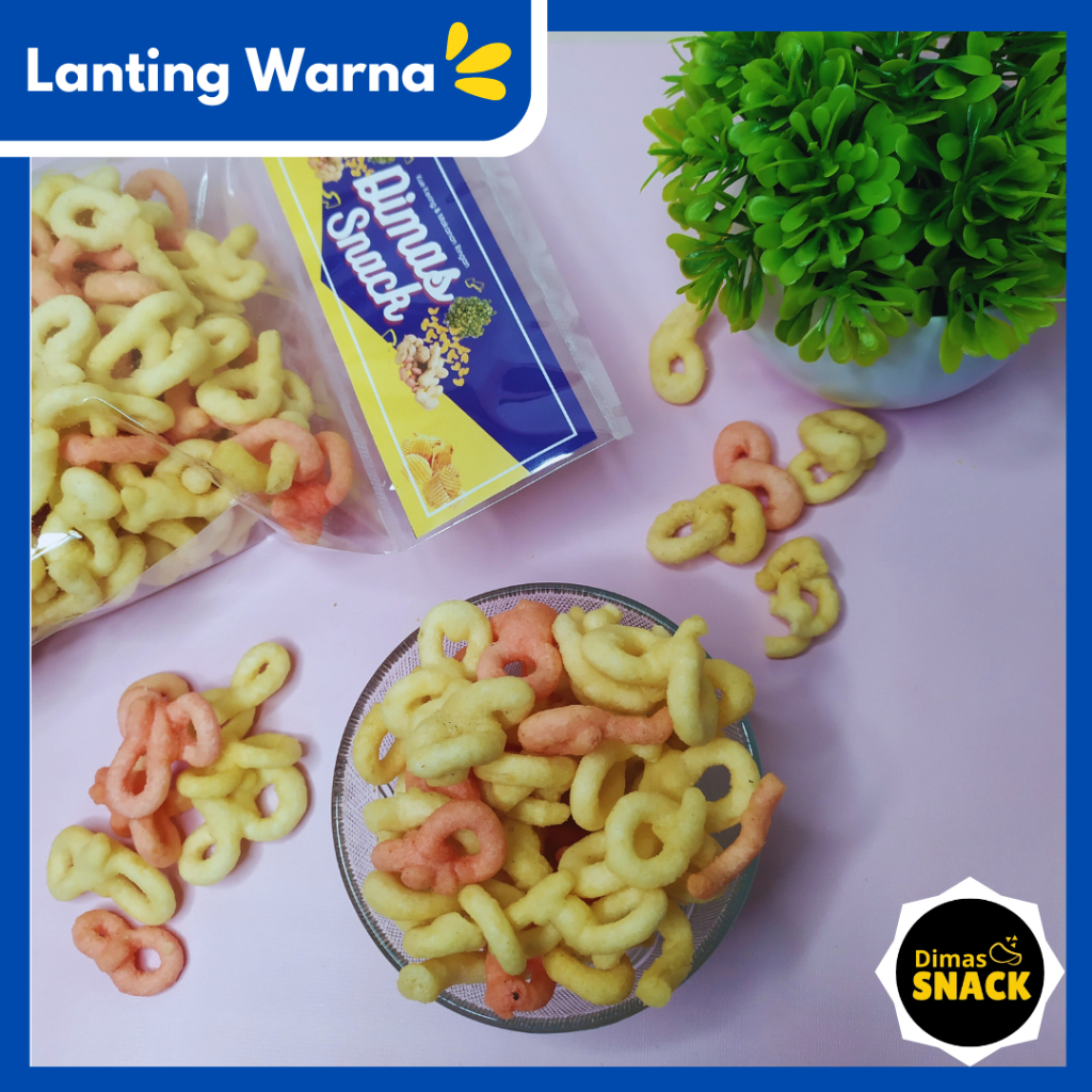 

LANTING BAWANG KEBUMEN 200 GR/ LANTING BUMBU SINAR RASA/ CAMILAN GURIH/ CEMILAN MURAH