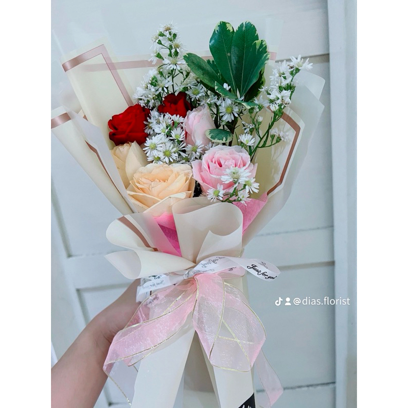 buket bunga hidup
