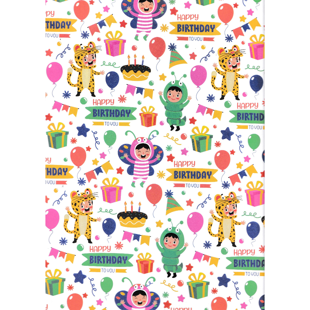 

KERTAS KADO SANSAN WAWA/SANWA HAPPY BIRTHDAY/HBD SW6177