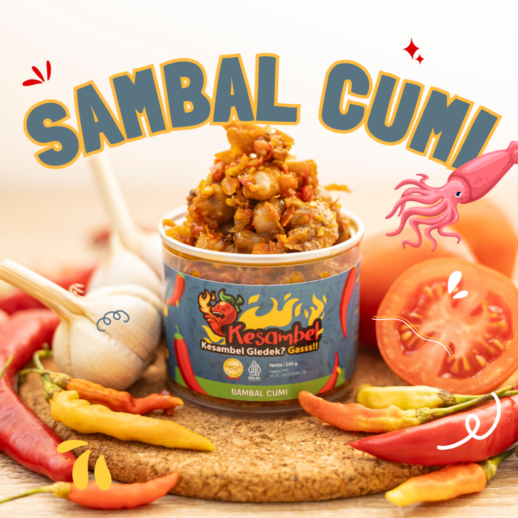 

Sambal Baby Cumi Kesambel Sambal Lauk isi Baby Cumi Pedas Asin Real Empuk