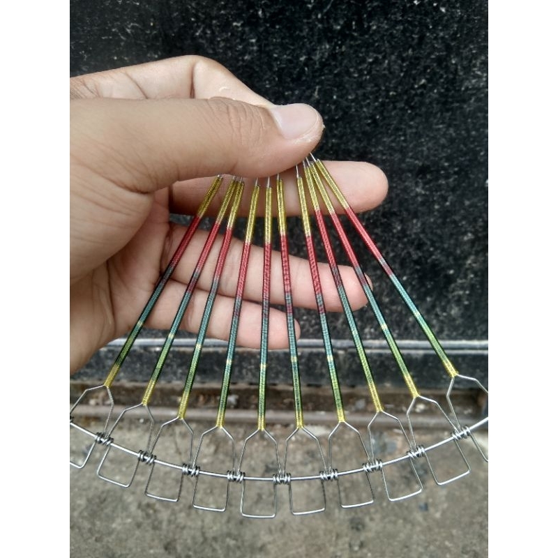 (SEPASANG ) Kawat pitu-pitu bugis ukuran 1mm stainless