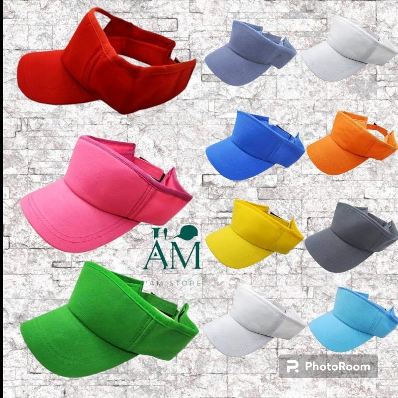 Topi Senam Golf Zumba Tenis pria Wanita Polos