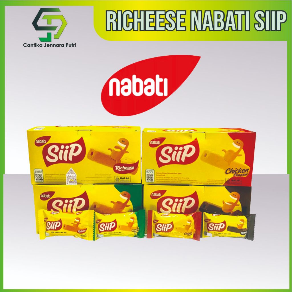 

Richeese Nabati Siip Rasa Komplit BOX (Isi 20 pcs)