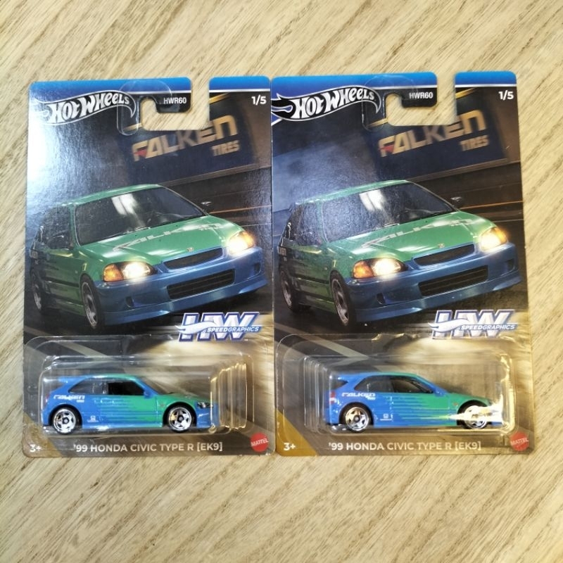 Hot Wheels Honda Civic EK9 Falken