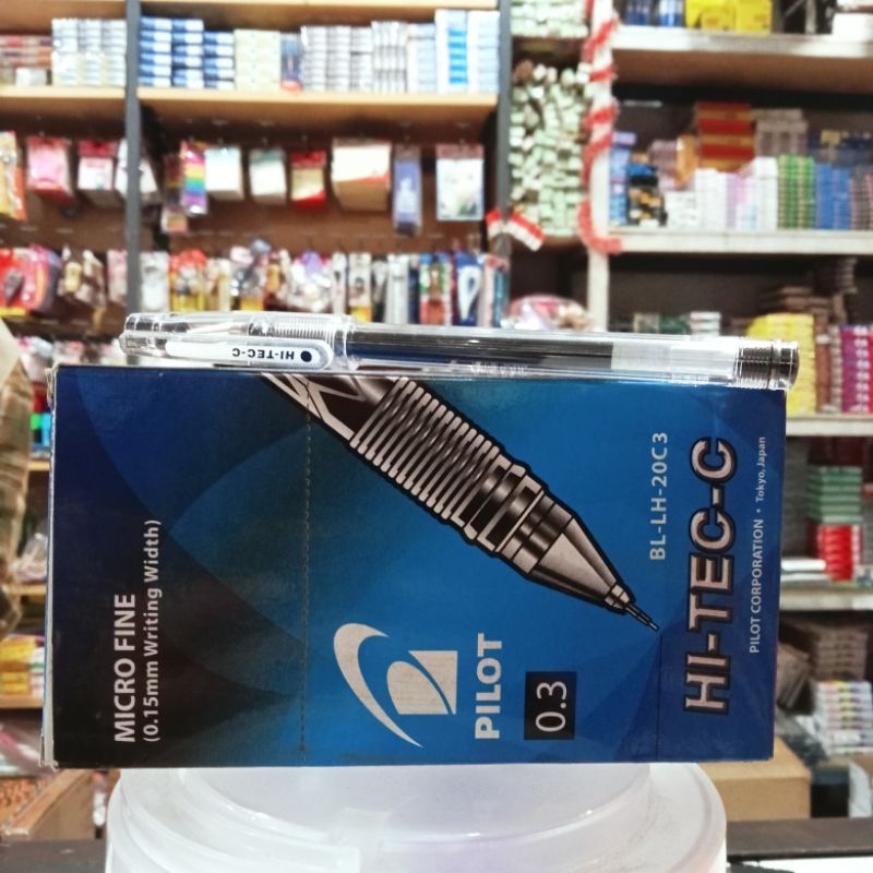 

Pulpen Pilot Hi-Tech ASLI Size: 0.3 MM 1 Pack Isi 12 pcs