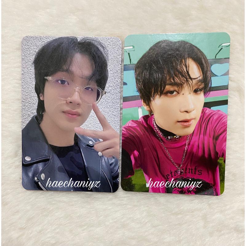 photocard pc nct dream haechan yzy candy + pair