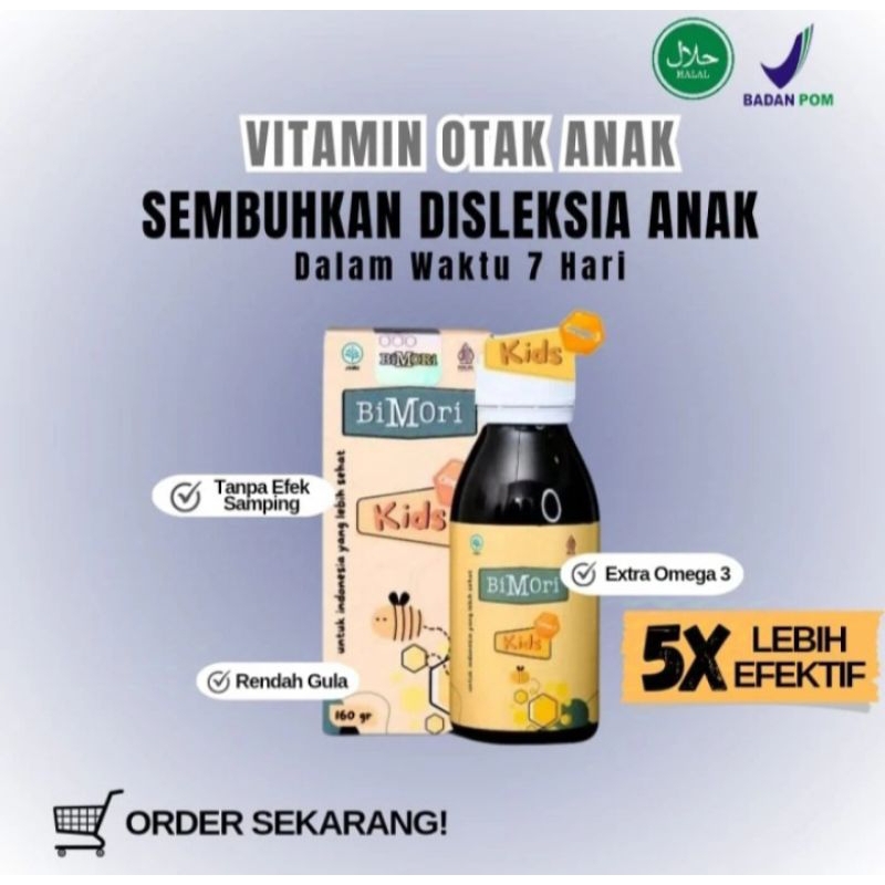 Bimori Kids Obat Anak Hiperaktif vitamin otak anak cerdas Speech Delay