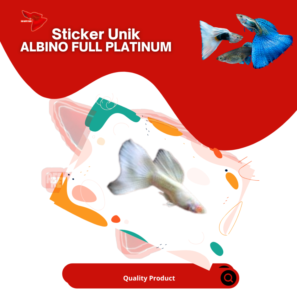 

STICKER UNIK ALBINO FULL PLATINUM RIBBON