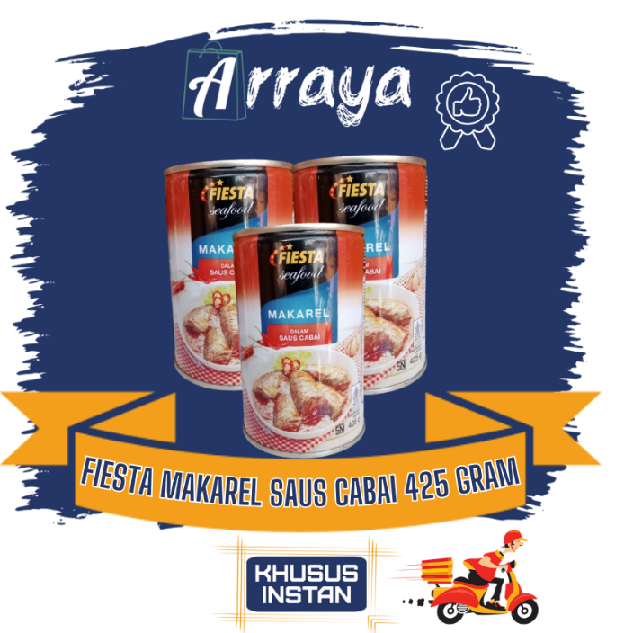 

FIESTA MAKAREL SAUS CABAI 425 GRAM