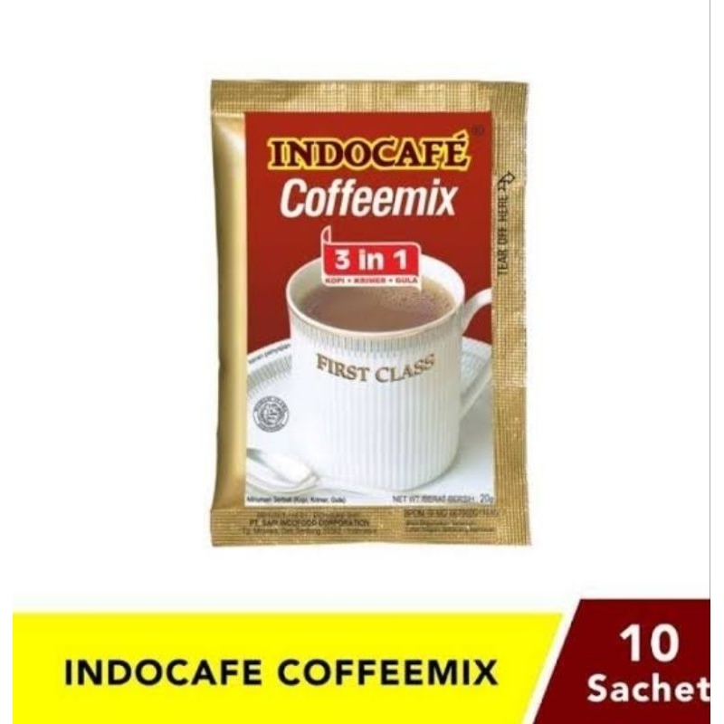 

INDOCAFE Coffemix kopi instan saset rencengan (isi 10ps)