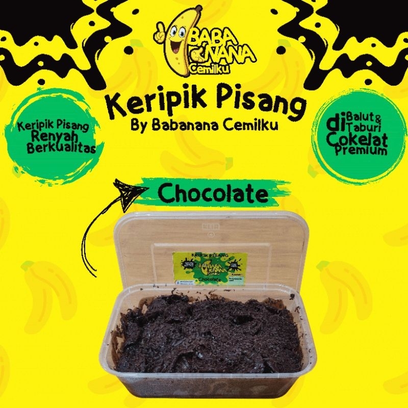 

Keripik Pisang Lumer Coklat 250gr