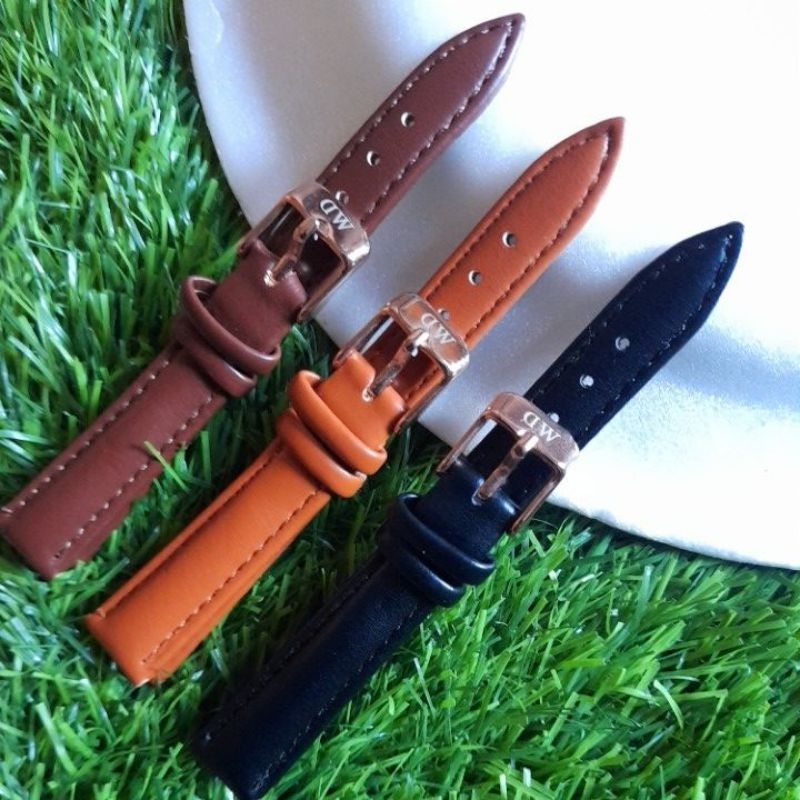 14mm Tali Jam Tangan Kulit DW Asli Strap Tali Jam Tangan Wanita