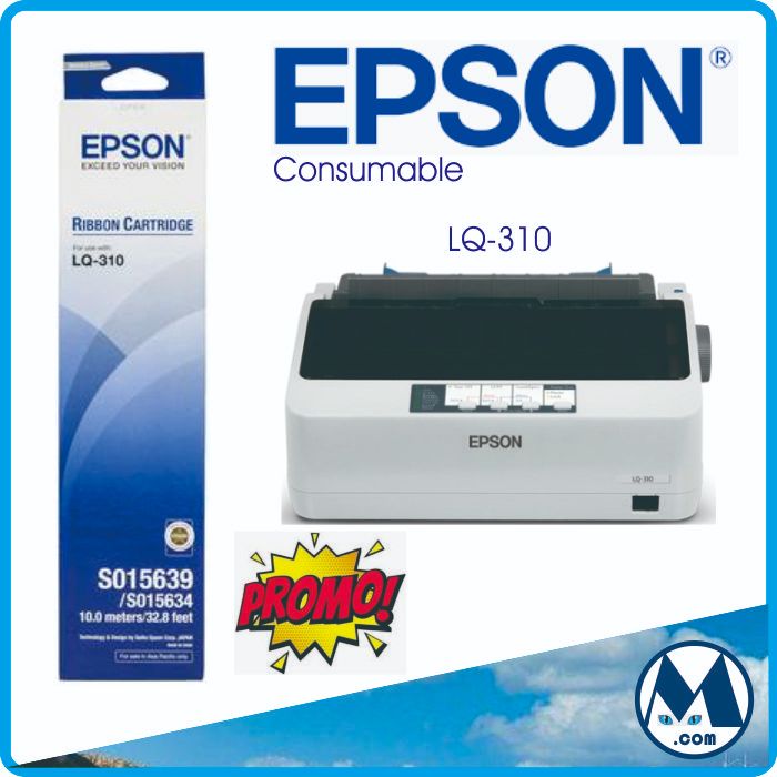 Pita Ribbon Cartridge Printer EPSON LQ-310 / LQ310 / LQ 310