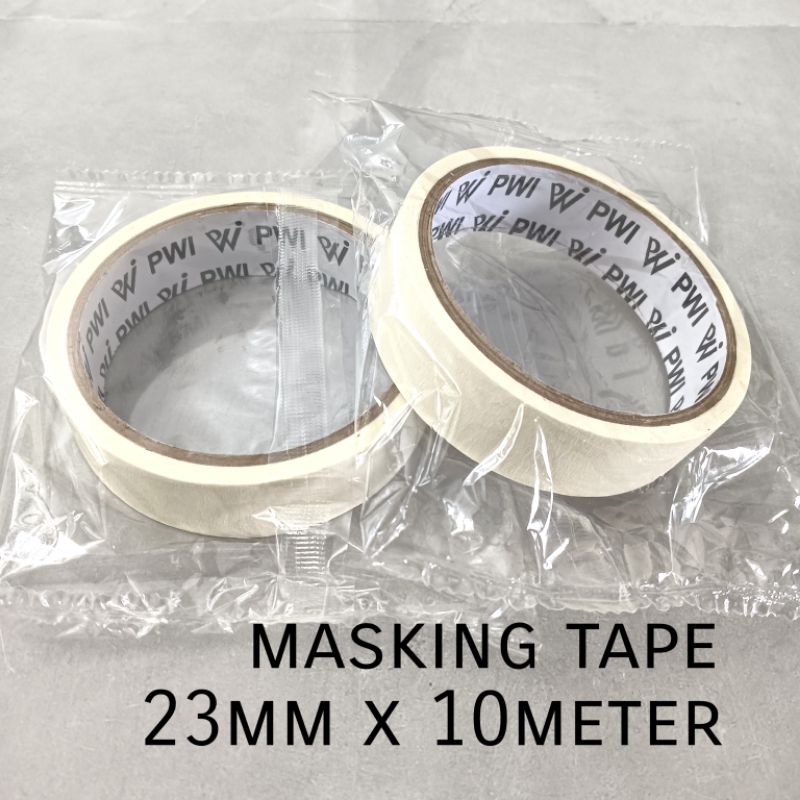 

Masking Tape 23mm x 10meter PWI / Isolasi Kertas