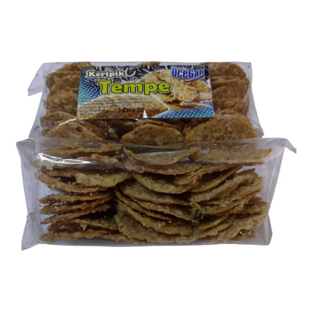 

Keripik tempe ocegan kemasan 150gr