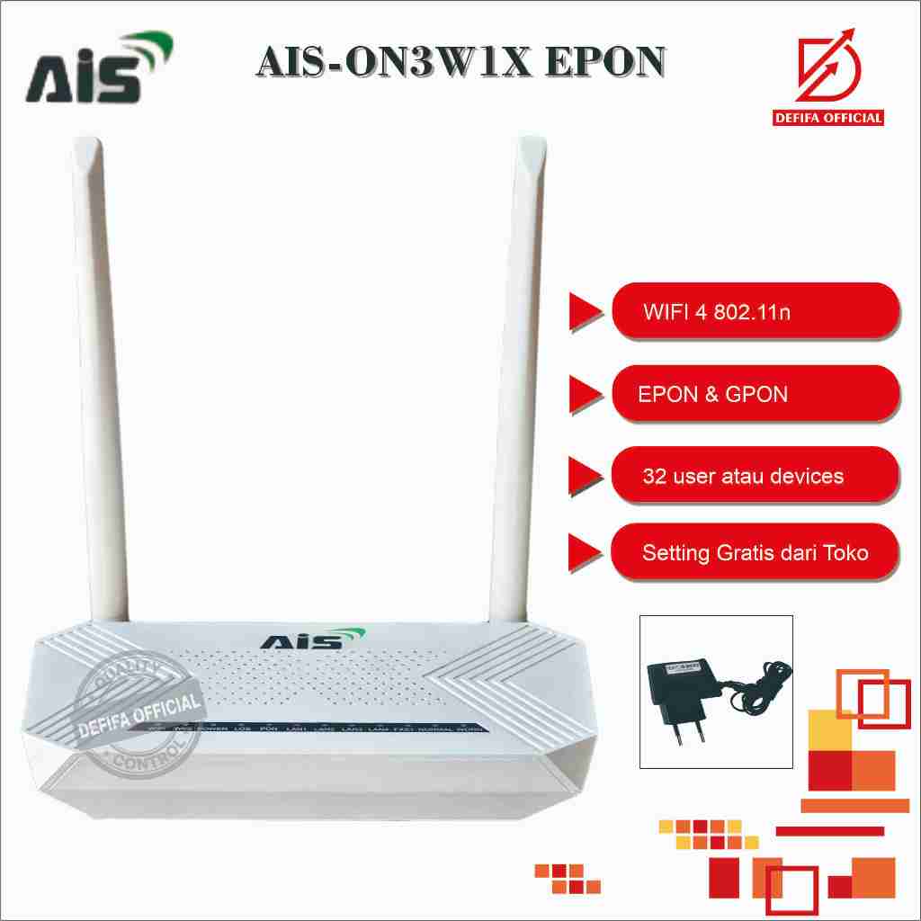 Router ONT AIS XPON Super Admin | Support PPPoE | TR069 | Parallel WiFi | Tested OLT HiOSO | Cocok R