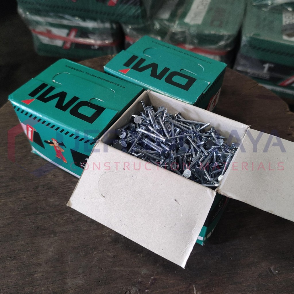 Paku Kalsiboard DMI Ukuran 1", Paku Anti Karat Berat 30 Kg
