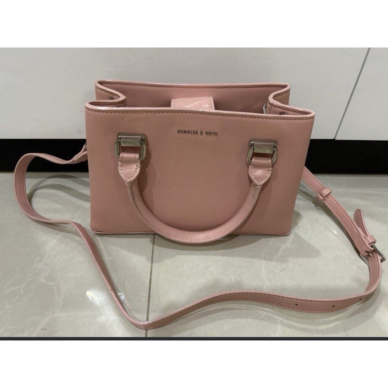 Charles n Keith Pink Bag