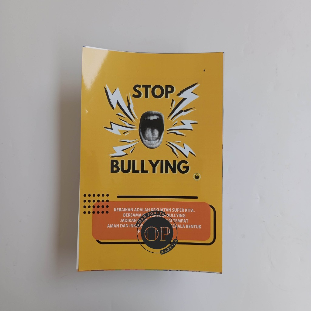 

Stiker Stop Bullying - Stop Perundungan - Stiker Edukasi Sekolah