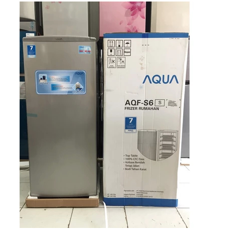 FREEZER AQUA AQF-S6(6RAK) KULKAS FREEZER BERDIRI