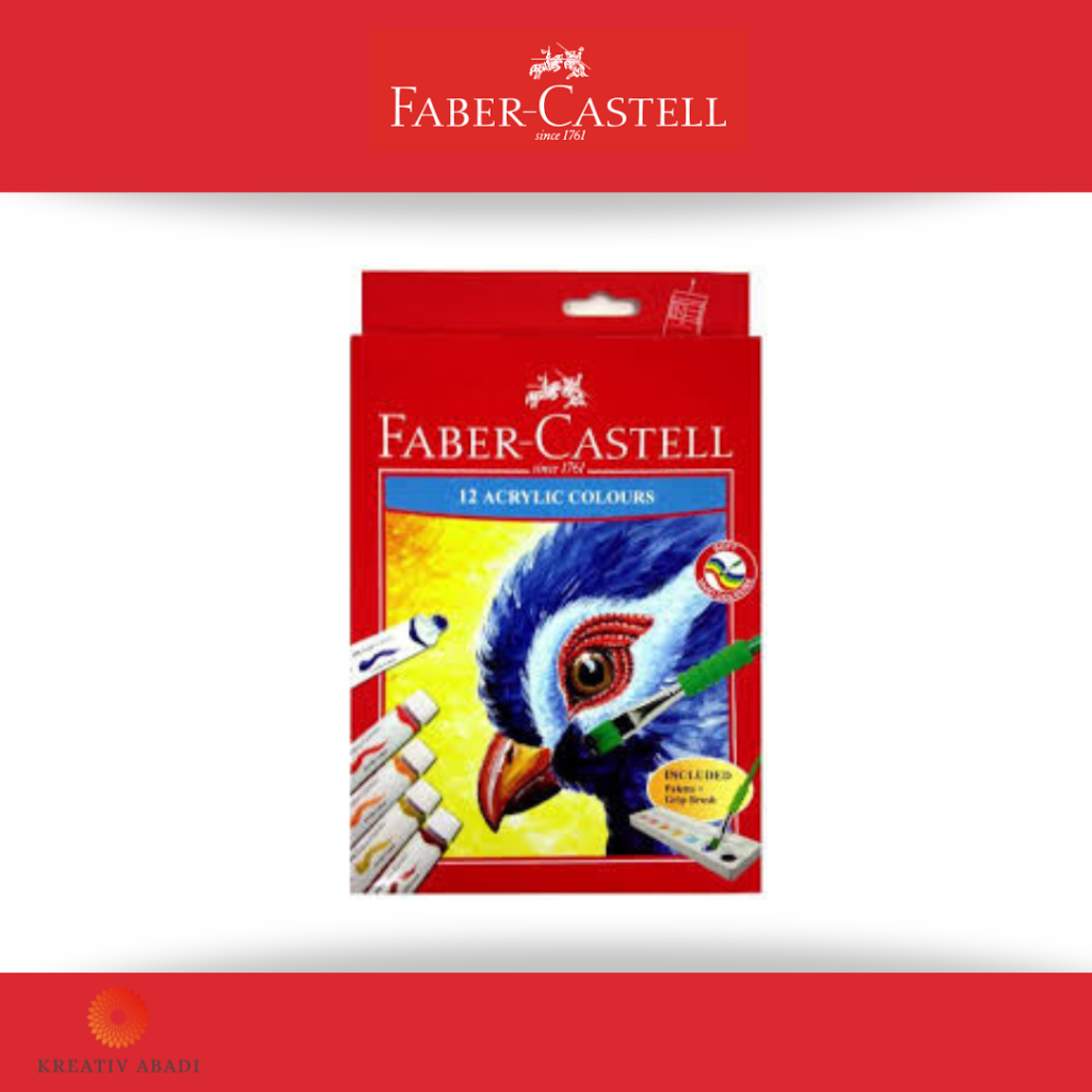 

Faber-Castell Acrylic tube 12 ml - 12 colours