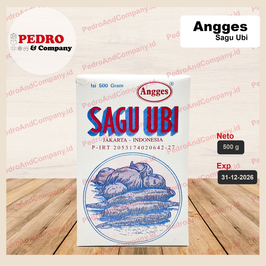 

Angges Sagu Ubi 500 gram - sweet potato flour premix