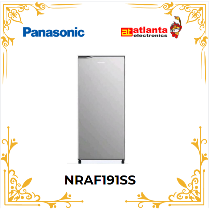 PANASONIC NRAF191SS KULKAS 1 PINTU 164 LITER NR-AF191S-S NR AF 191SS