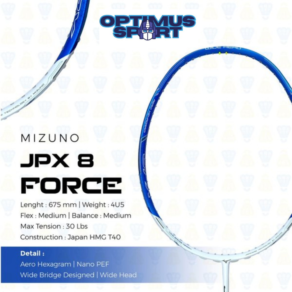 Raket Badminton Mizuno Jpx 8 Force