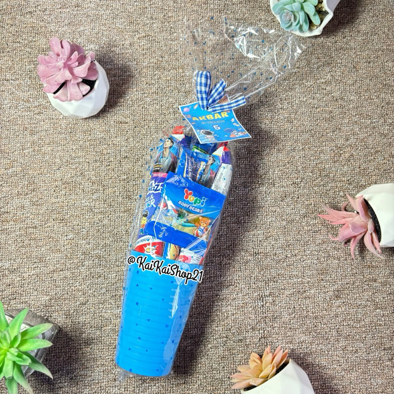 

Hampers Parcel Snack Tema Biru (FREE KARTU UCAPAN)