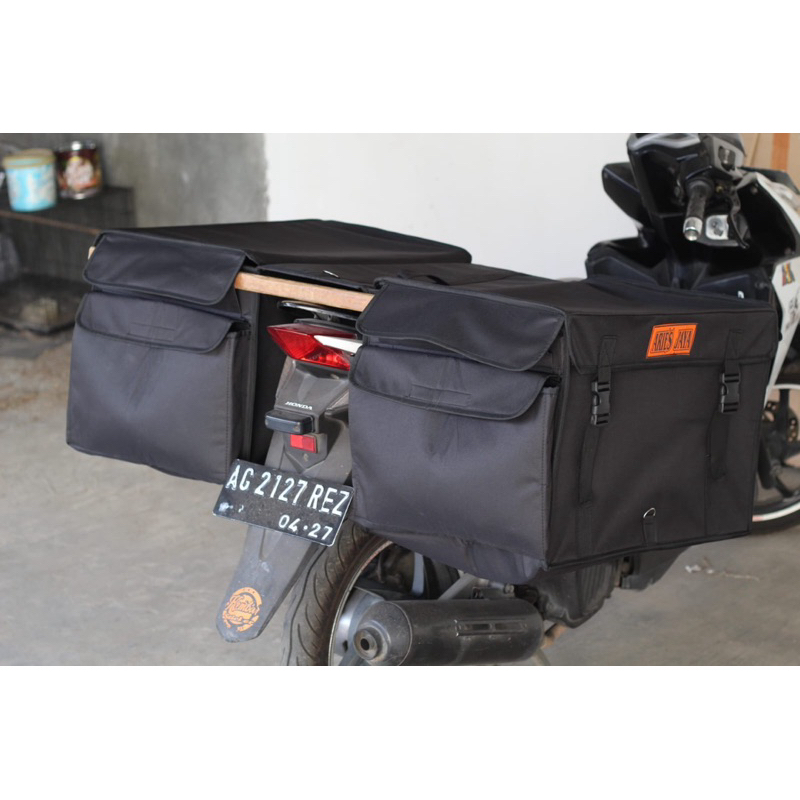 Grosir Tas Pos Obrok Kurir Sales Anti Air Tas Motor Tas Rengkek Tas Kargo Aries Jaya - Super Jumbo
